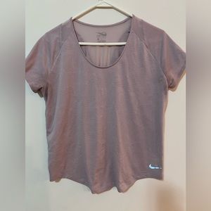 NIKE Tops | Womens short sleeve dri-fit athletic top purple
